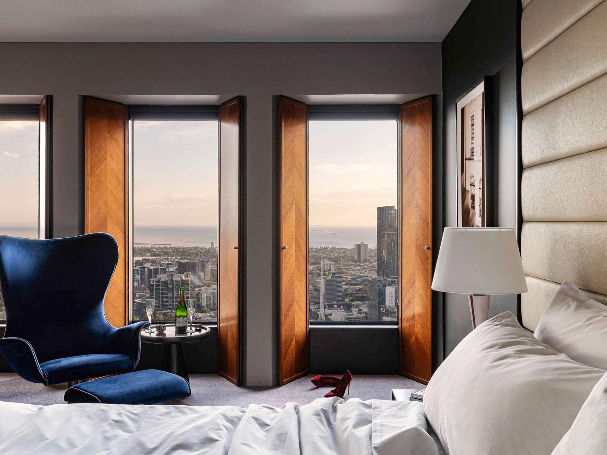 Sofitel Melbourne On Collins Hotel Екстериор снимка A bedroom at the Ritz-Carlton, Downtown, Los Angeles