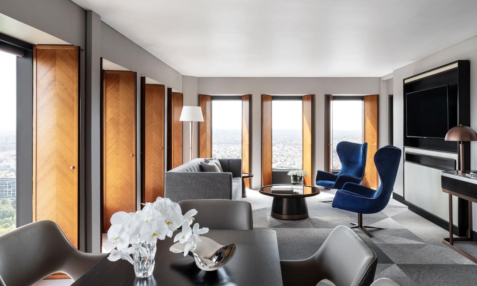 Sofitel Melbourne On Collins Hotel Екстериор снимка The living room of a suite at the Mandarin Oriental, Munich