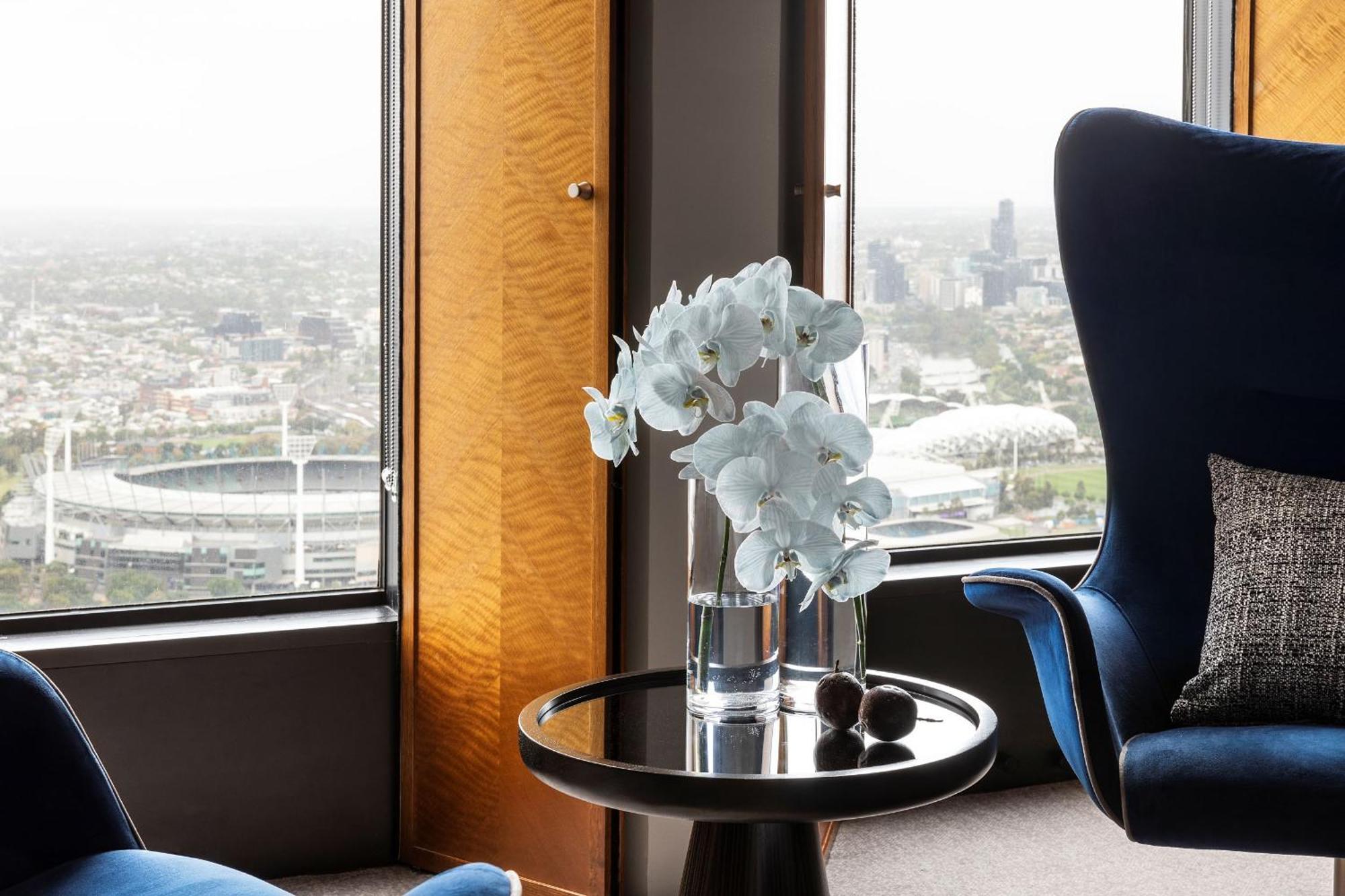 Sofitel Melbourne On Collins Hotel Екстериор снимка A view from a suite at the West Hollywood Edition
